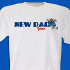Personalized New Dad T-Shirt